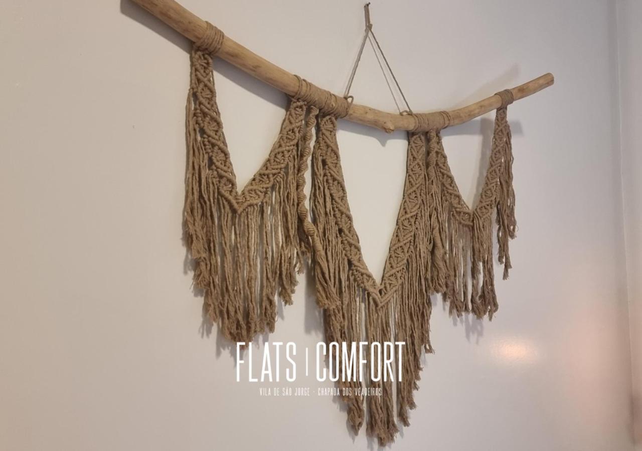 Novidade Flats Comfort Na Vila De Sao Jorge - Chapada Dos Veadeiros Hotel Ngoại thất bức ảnh
