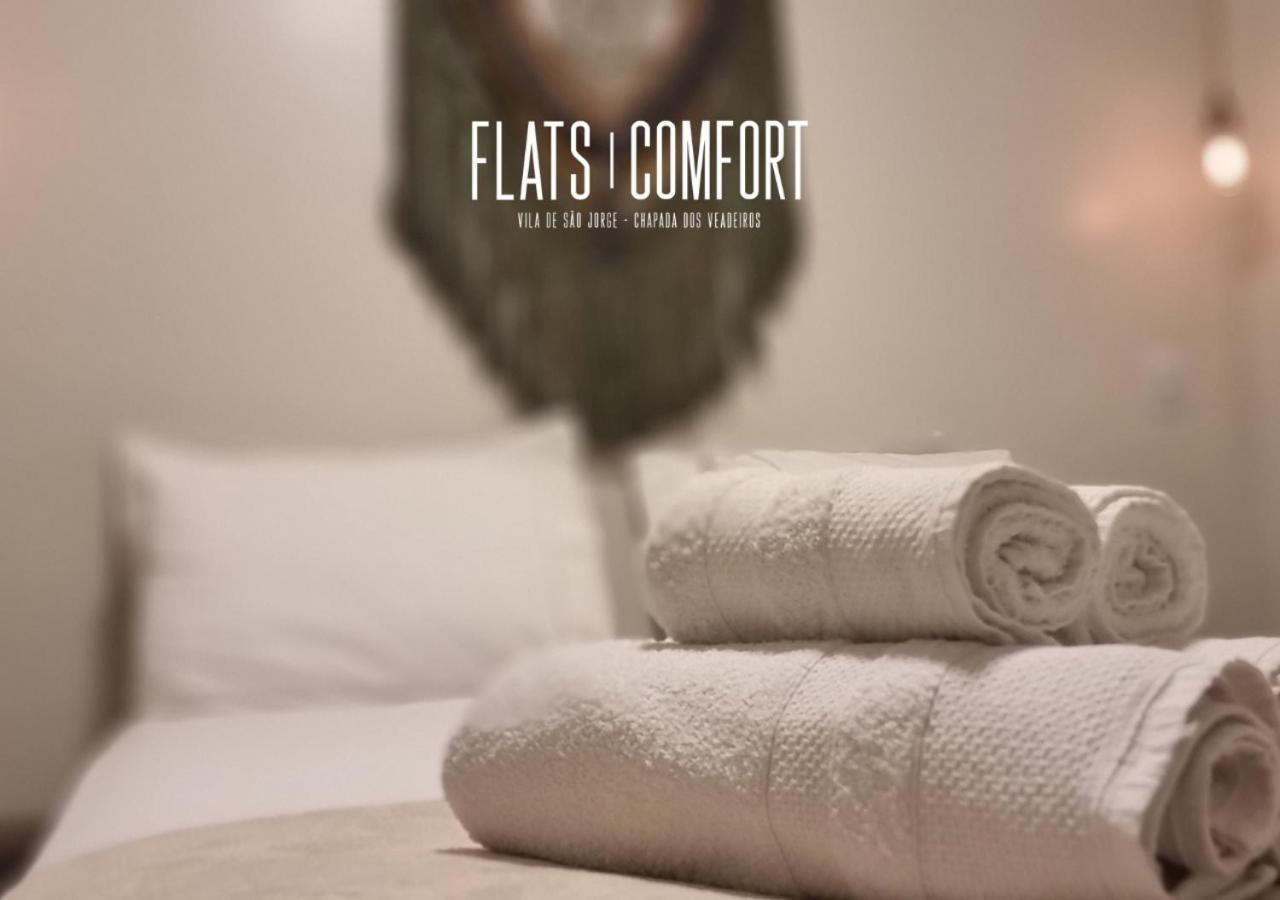 Novidade Flats Comfort Na Vila De Sao Jorge - Chapada Dos Veadeiros Hotel Ngoại thất bức ảnh
