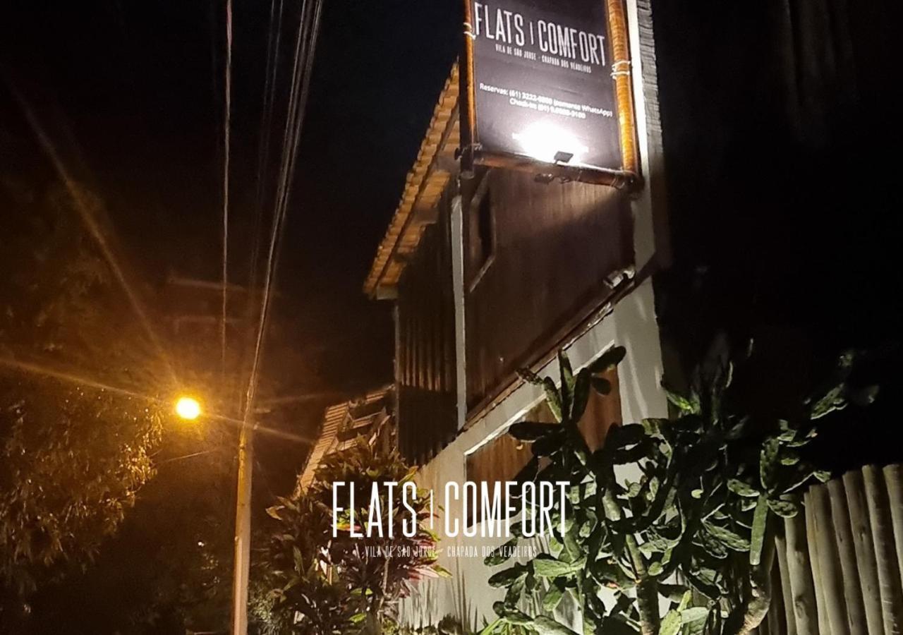 Novidade Flats Comfort Na Vila De Sao Jorge - Chapada Dos Veadeiros Hotel Ngoại thất bức ảnh