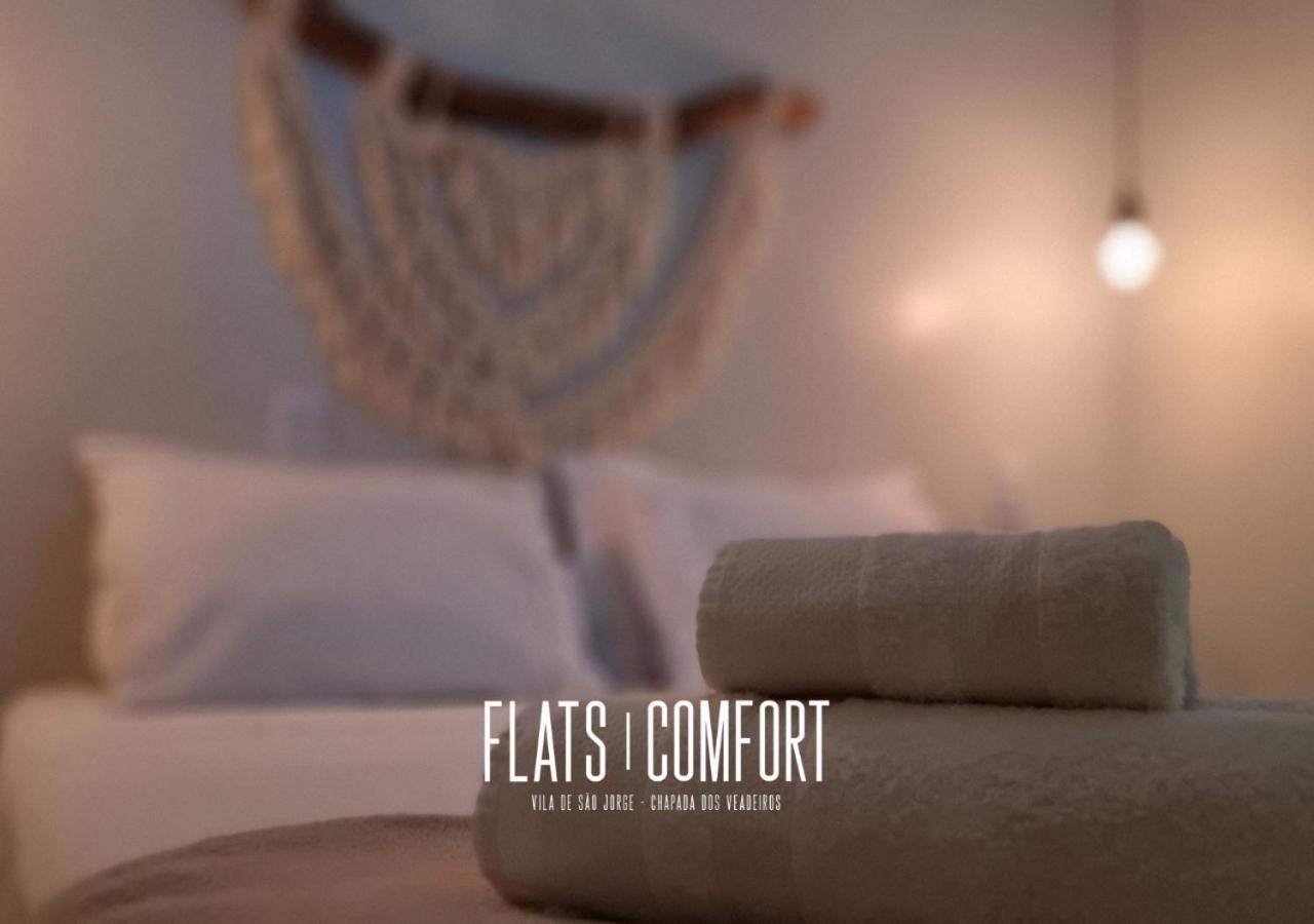 Novidade Flats Comfort Na Vila De Sao Jorge - Chapada Dos Veadeiros Hotel Ngoại thất bức ảnh
