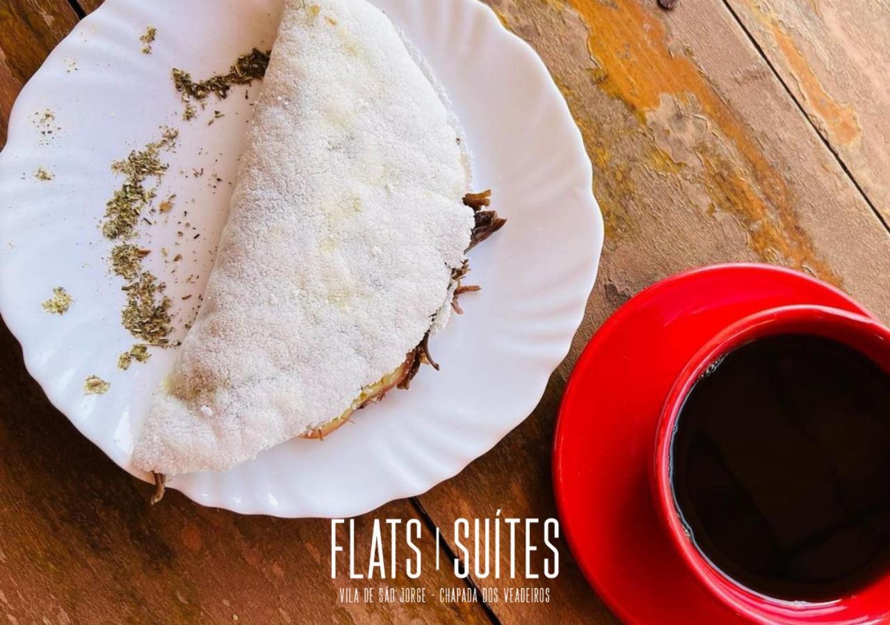 Novidade Flats Comfort Na Vila De Sao Jorge - Chapada Dos Veadeiros Hotel Ngoại thất bức ảnh