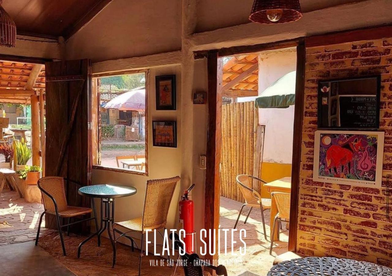 Novidade Flats Comfort Na Vila De Sao Jorge - Chapada Dos Veadeiros Hotel Ngoại thất bức ảnh